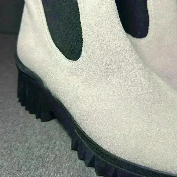 Nurture NWT Denali Waterproof Lug Sole Heeled Platform Chelsea Boot Women Size 8 - Picture 10 of 12